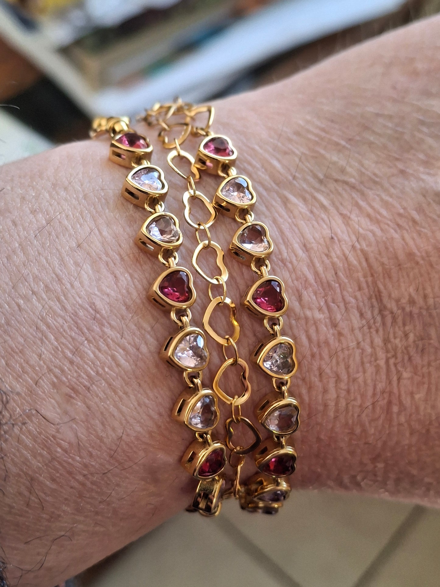 Armband Kette Edelstahl 316 handgefertigt nach Maß