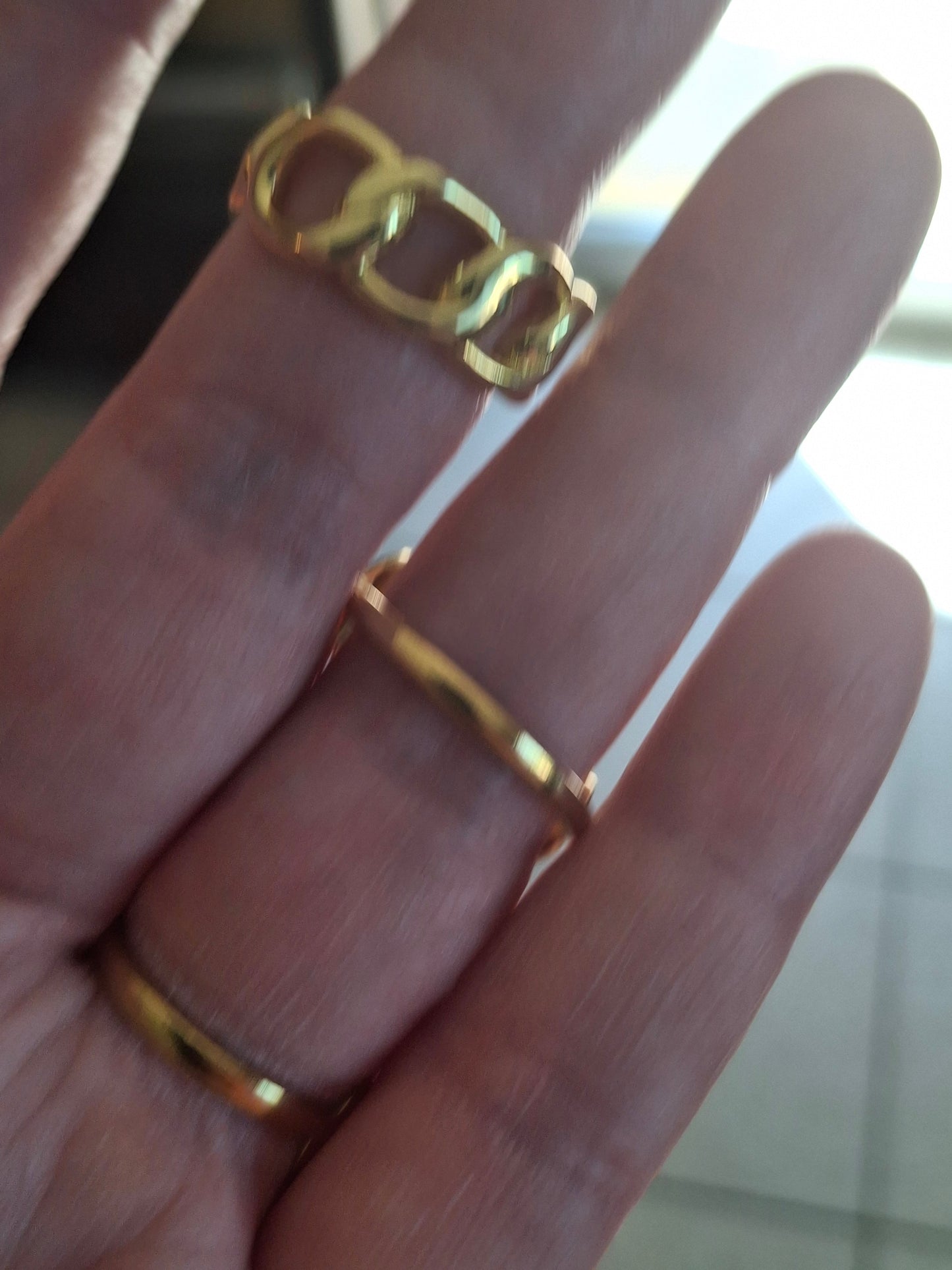 Verstellbarer Ring aus Edelstahl 316