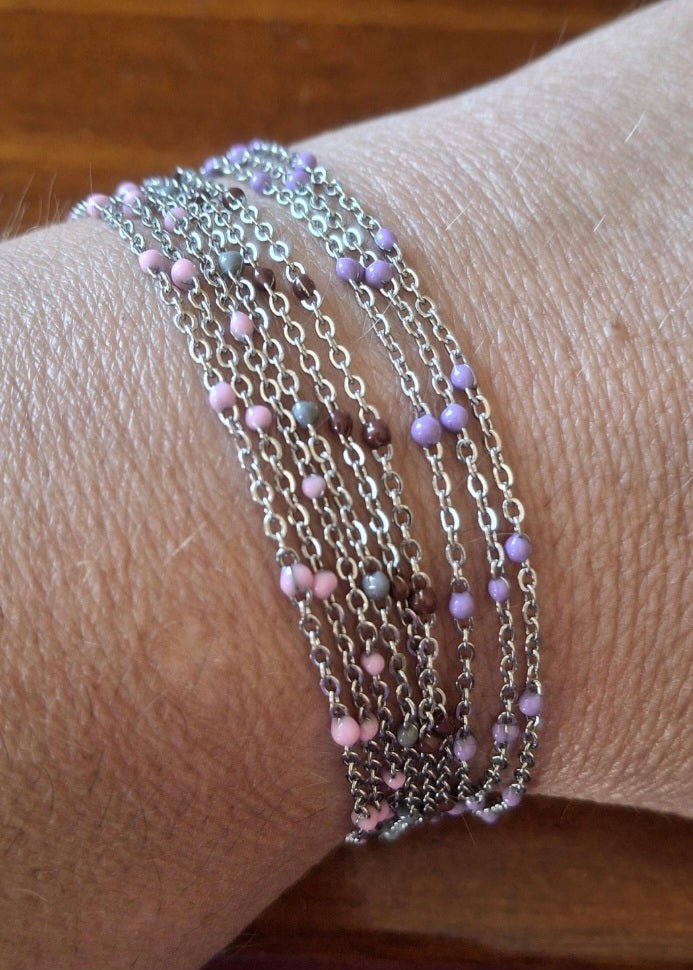 Bracelet chaîne acier inoxydable stainless steel 316 sur mesure